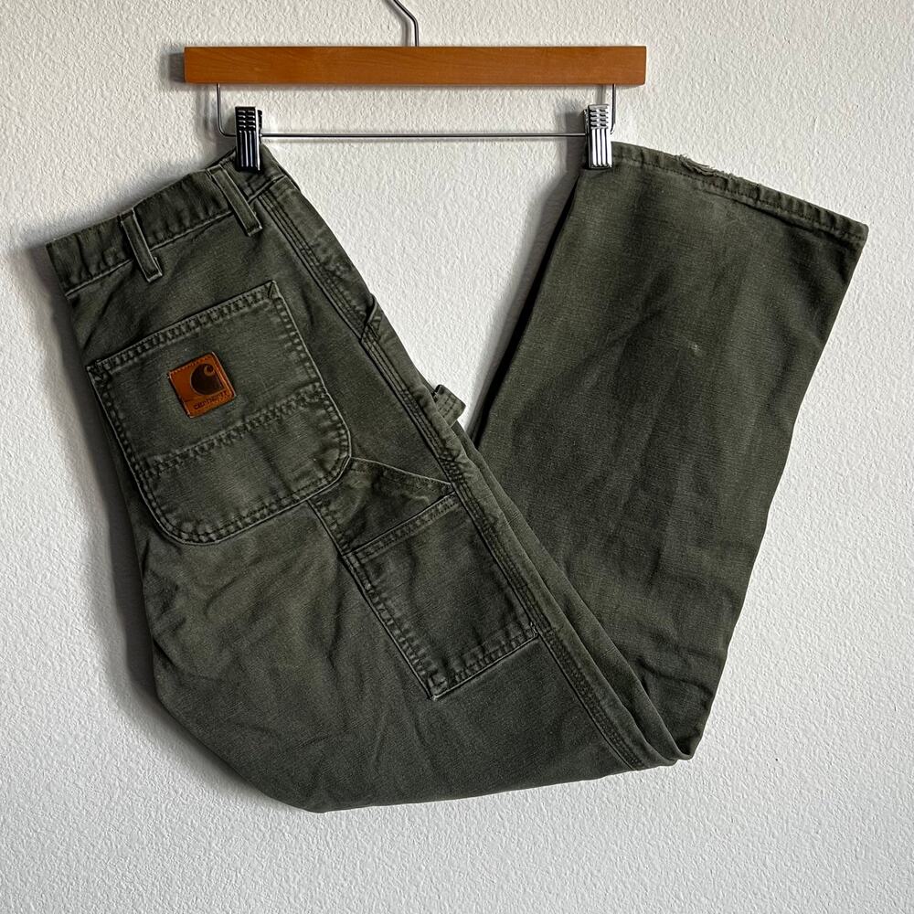 Carhartt B11 MOS green work wear carpenter pants